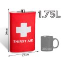 Gigantyczna Piersiówka Thirst Aid – Prezent na 18 i Imprezy
