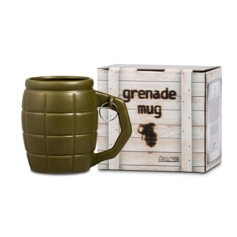 Kubek Granat Zielony 450 ml – militarny dla niego i dla niej Kubek Granat Zielony 450 ml – militarny dla niego i dla niej