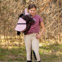 Dwustronna derka i nauszniki Skippi dla Hobby Horse – różowa & szara