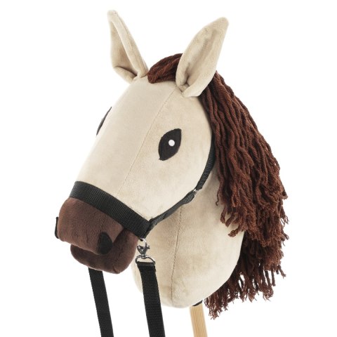 Konik na kiju z kantarem - Hobby Horse Skippi - Biszkopt - A3 - prezent Konik na kiju z kantarem - Hobby Horse Skippi - Biszkopt - A3 - prezent