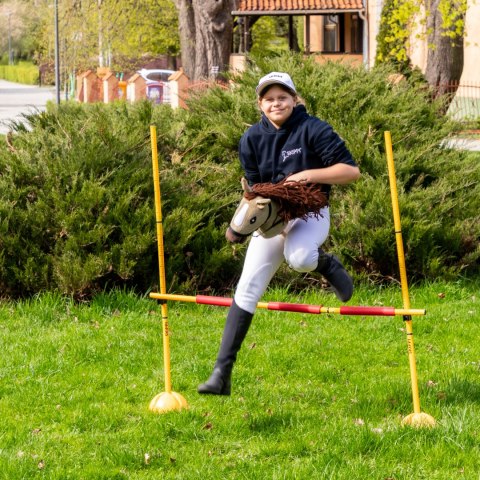 Konik na kiju z kantarem - Hobby Horse Skippi - Karmel - A3 - prezent Konik na kiju z kantarem - Hobby Horse Skippi - Karmel - A3 - prezent