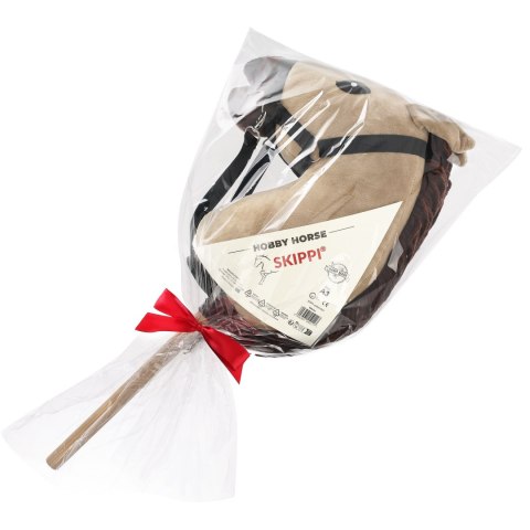 Konik na kiju z kantarem - Hobby Horse Skippi - Karmel - A3 - prezent Konik na kiju z kantarem - Hobby Horse Skippi - Karmel - A3 - prezent