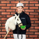 Konik na kiju z kantarem - Hobby Horse Skippi - Almond - A3 - prezent