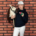 Konik na kiju z kantarem - Hobby Horse Skippi - Biszkopt - A3 - prezent