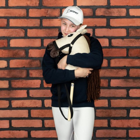 Konik na kiju z kantarem - Hobby Horse Skippi - Biszkopt - A3 - prezent Konik na kiju z kantarem - Hobby Horse Skippi - Biszkopt - A3 - prezent