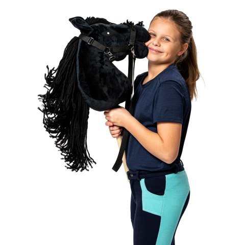 Zestaw Skippi - Hobby Horse czarny i dodatkowy kantar - jasny zielony Zestaw Skippi - Hobby Horse czarny i dodatkowy kantar - jasny zielony